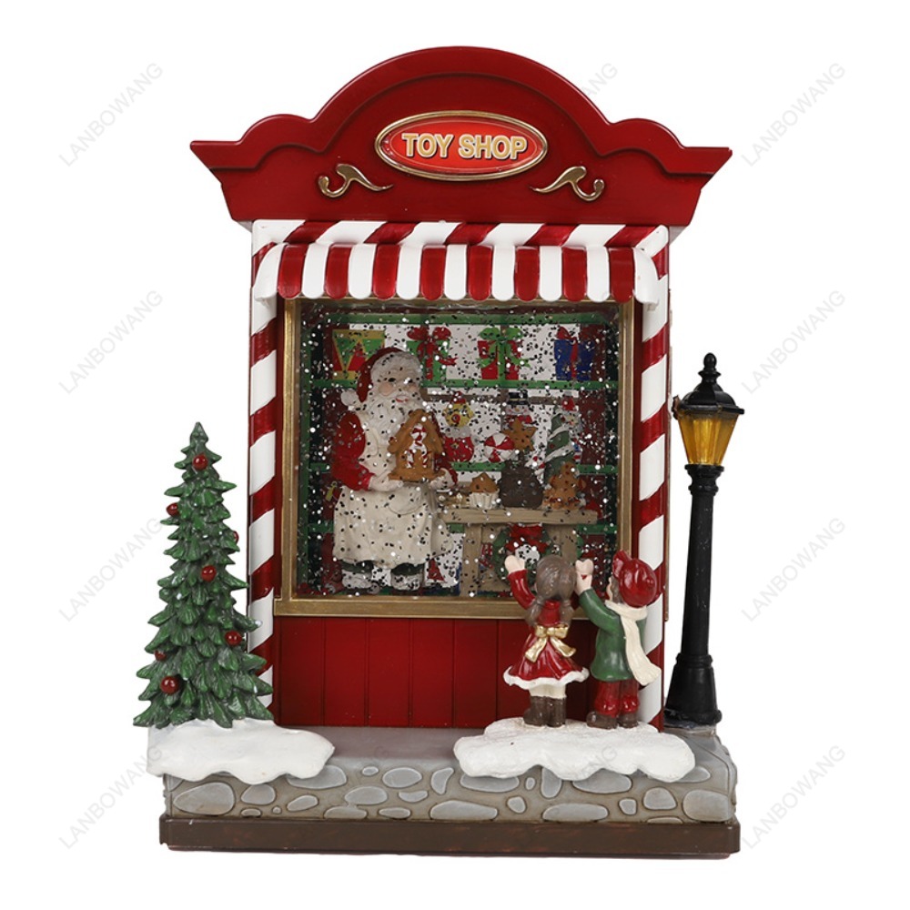 Snow Globe Musical - كرة ثلجية أوتوماتيكية لعيد الميلاد مع