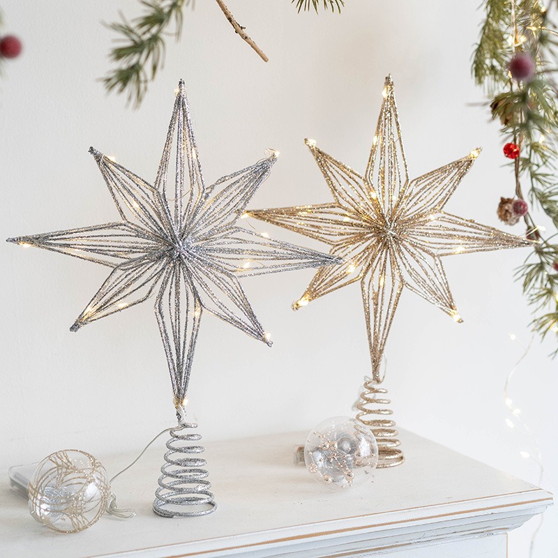 Star Tree Topper - زينة عيد الميلاد من الحديد على