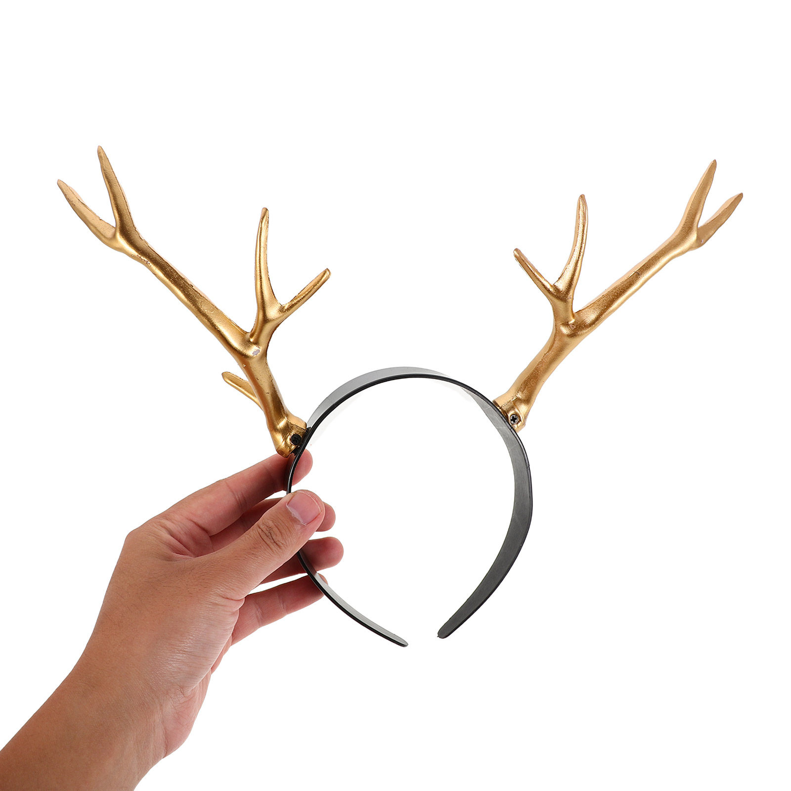 Reindeer Antlers Headband - قطعتان من عصابات الرأس الخاصة بالعطلات،