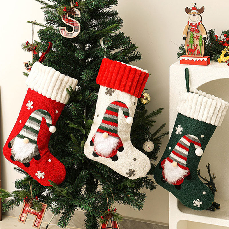 Christmas Stocking Hanging - جورب عيد الميلاد الجديد المصنوع من