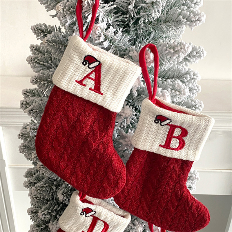 عيد الميلاد الجوارب الحياكة ند - مراجعة Christmas Stocking Hanging وسعره
