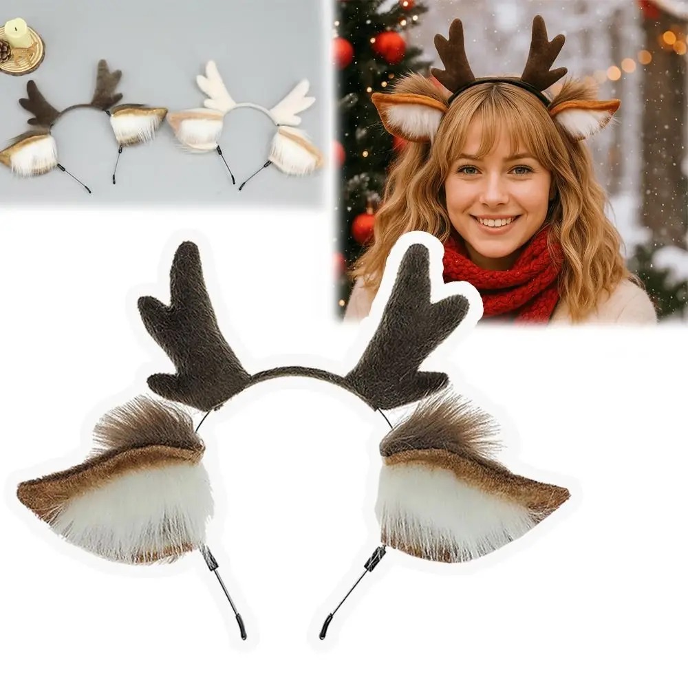 عصابة رأس ناعمة على شكل أذني غ - مراجعة Reindeer Antlers Headband وسعره