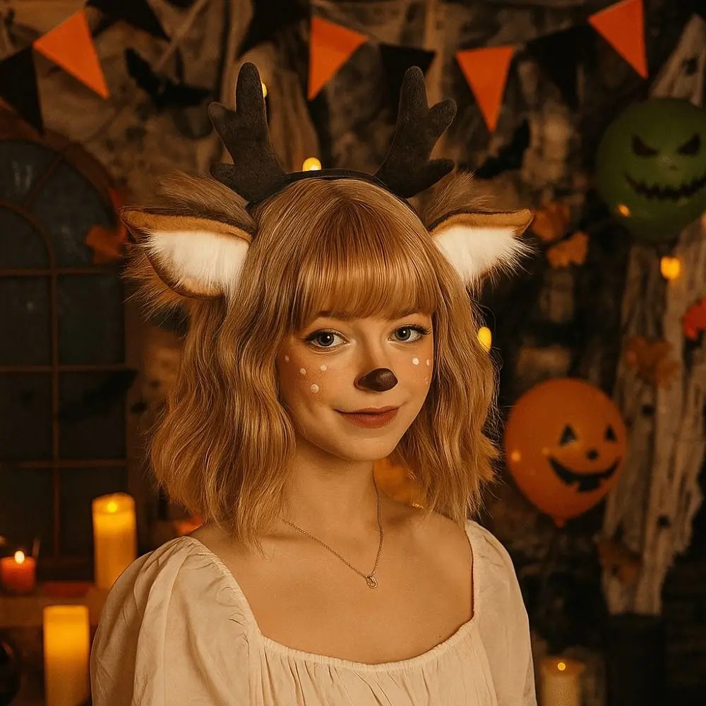 عصابة رأس ناعمة على شكل أذني غ - مراجعة Reindeer Antlers Headband وسعره