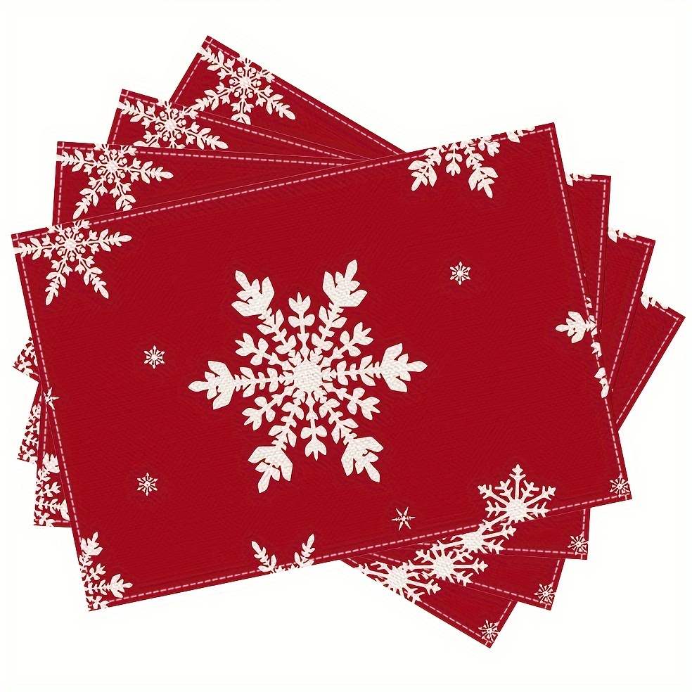 مفرش طاولة من الكتان بتصميم بس - مراجعة Christmas Table Runner وسعره