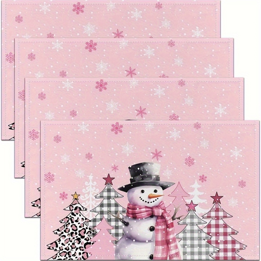 مفرش طاولة من الكتان بتصميم بس - مراجعة Christmas Table Runner وسعره