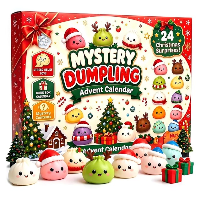 تقويم عيد الميلاد المطاطي لعام - مراجعة Advent Calendar Gift وسعره