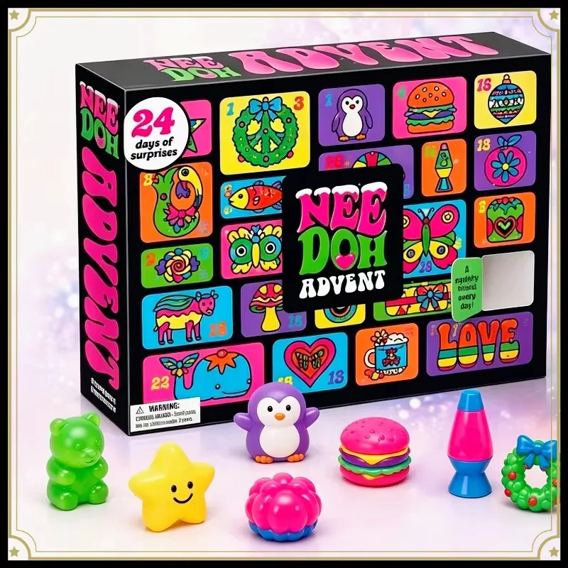 تقويم عيد الميلاد من NeeDoh لع - مراجعة Advent Calendar Gift وسعره