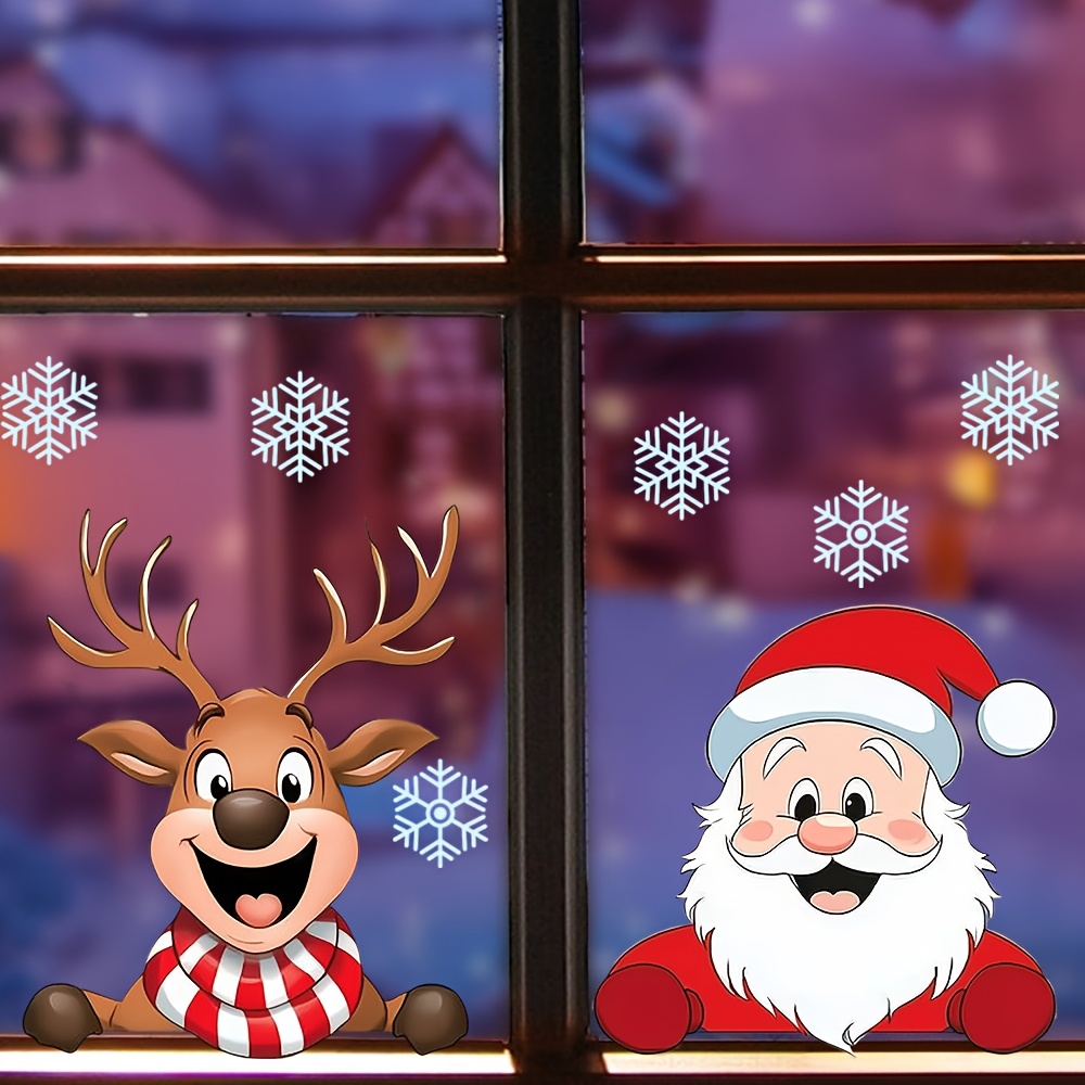 ملصقات نوافذ عيد الميلاد - حيو - مراجعة Snowflake Window Decal وسعره