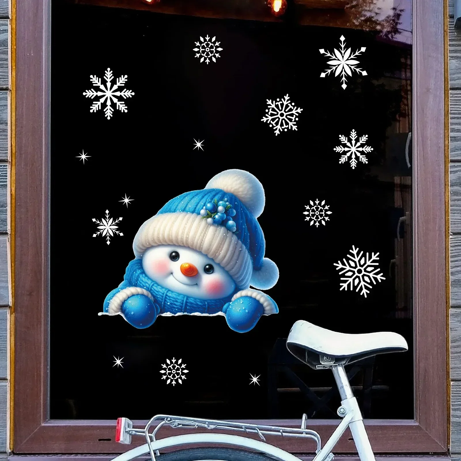 ملصقات زجاجية لعيد الميلاد، تص - مراجعة Snowflake Window Decal وسعره