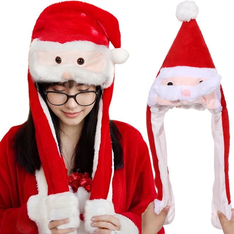 قبعة سانتا كلوز الكريسماس المض - مراجعة Santa Hat Plush وسعره