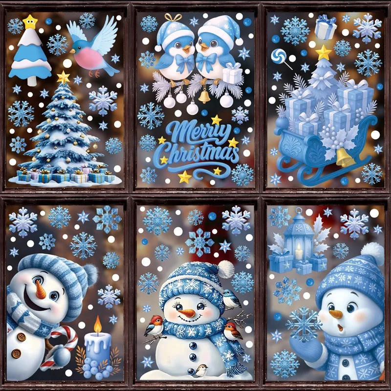 ملصق زجاجي ثابت لعيد الميلاد،  - مراجعة Snowflake Window Decal وسعره