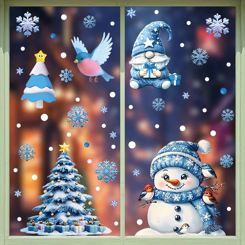ملصق زجاجي ثابت لعيد الميلاد،  - مراجعة Snowflake Window Decal وسعره