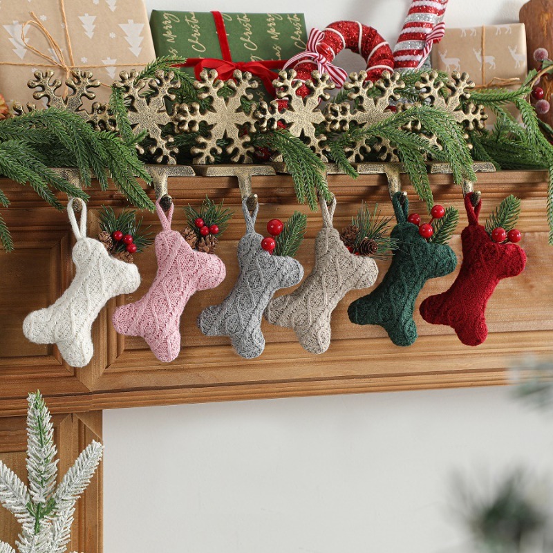 زينة عيد الميلاد على شكل عظمة  - مراجعة Christmas Stocking Hanging وسعره