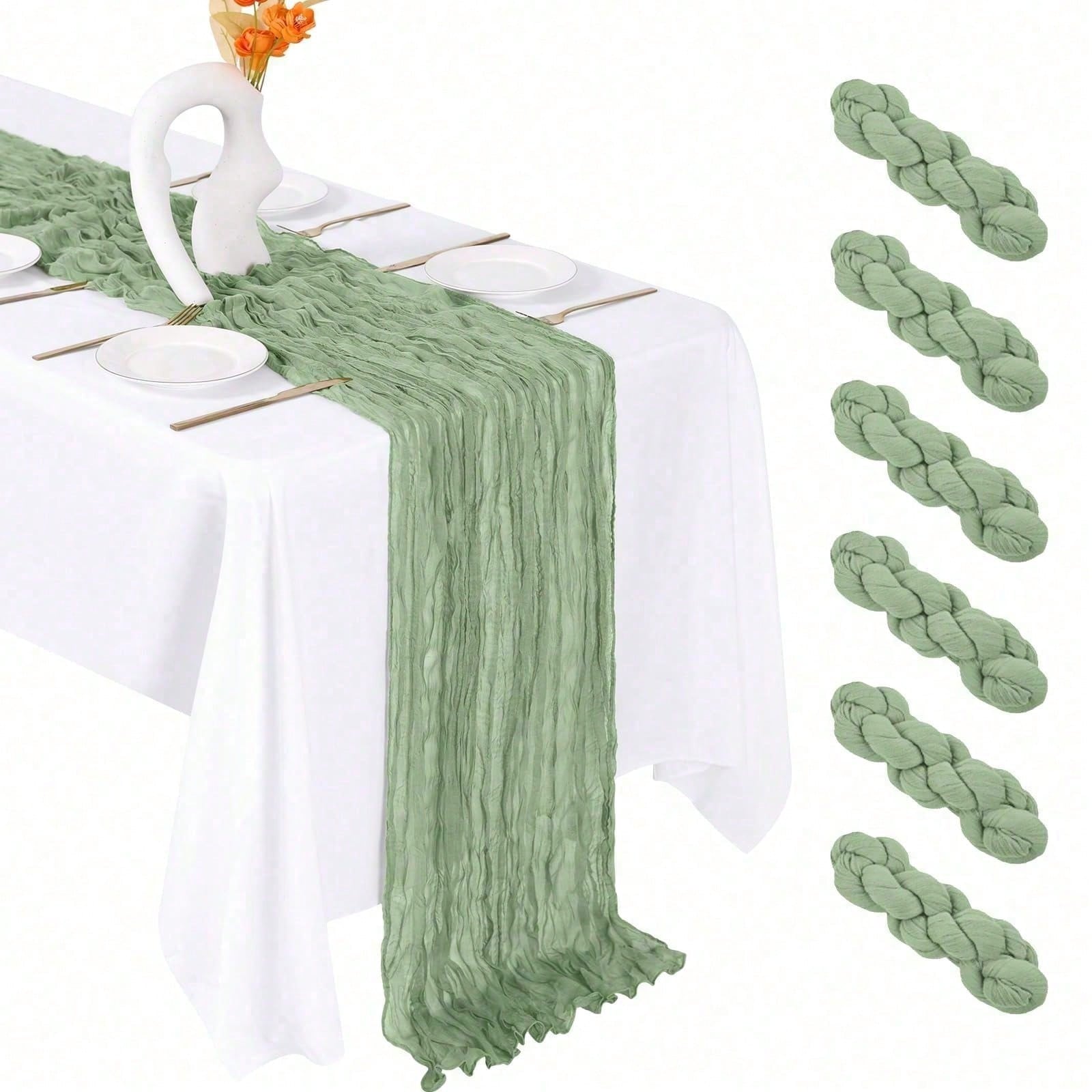6 قطع من مفارش الطاولة المصنوع - مراجعة Christmas Table Runner وسعره