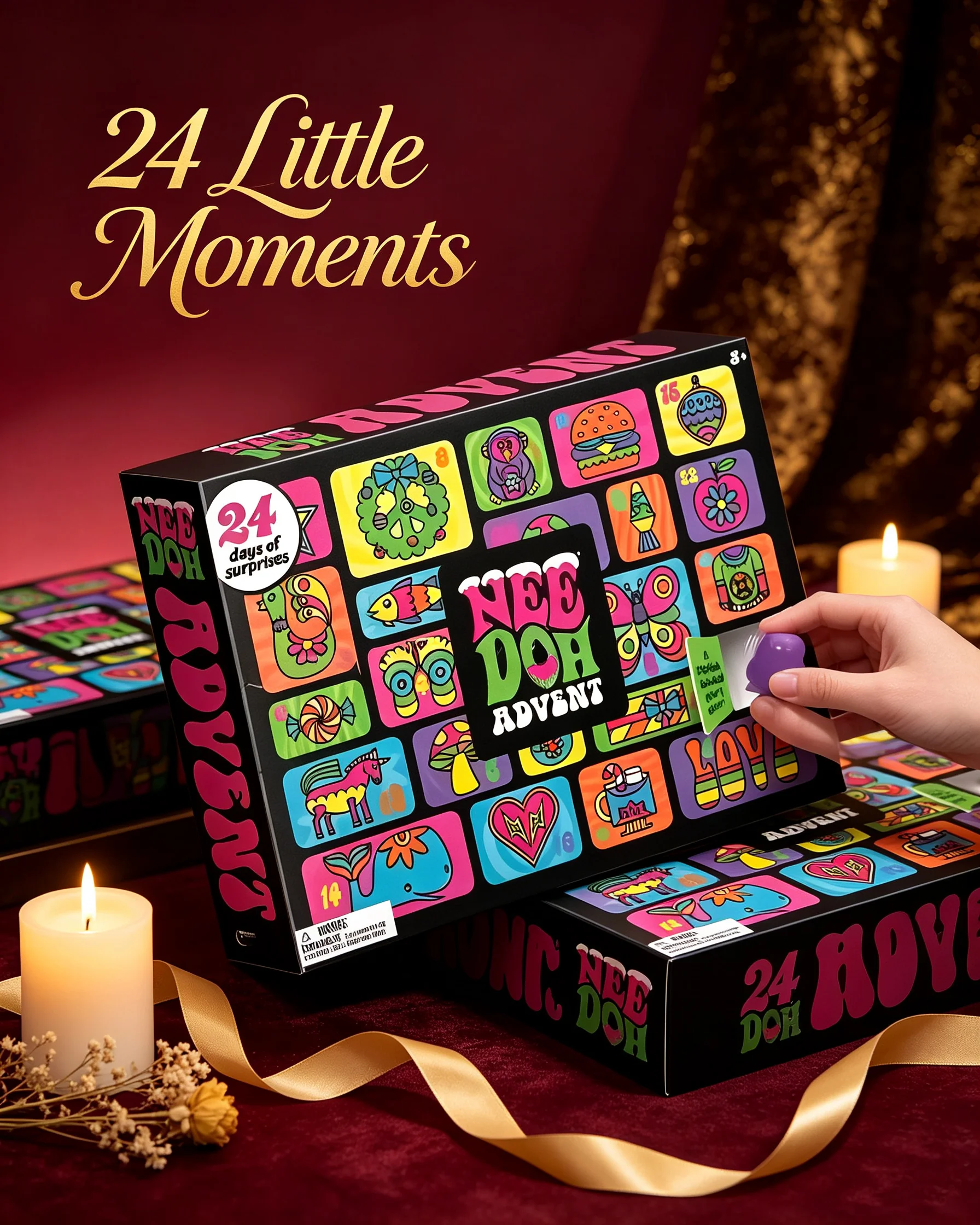 هدايا تقويم المجيء من NeeDoh ل - مراجعة Advent Calendar Gift وسعره