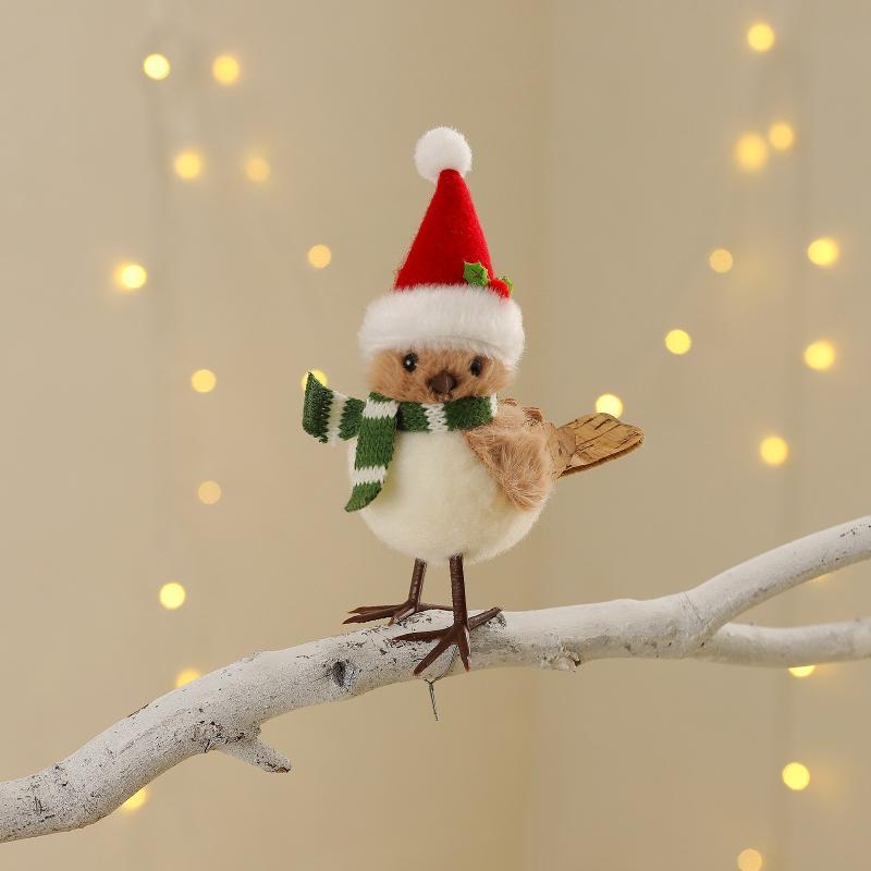 زينة عيد الميلاد على شكل طيور  - مراجعة Santa Hat Plush وسعره