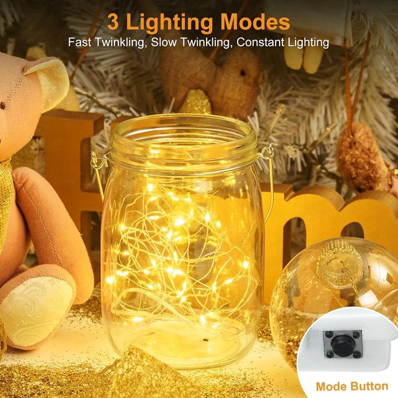 أضواء LED مقاومة للماء بطول 1  - مراجعة Led Fairy String Lights وسعره